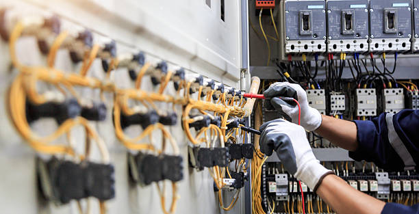 Professional Electrician technician working in Patchogue, NY
